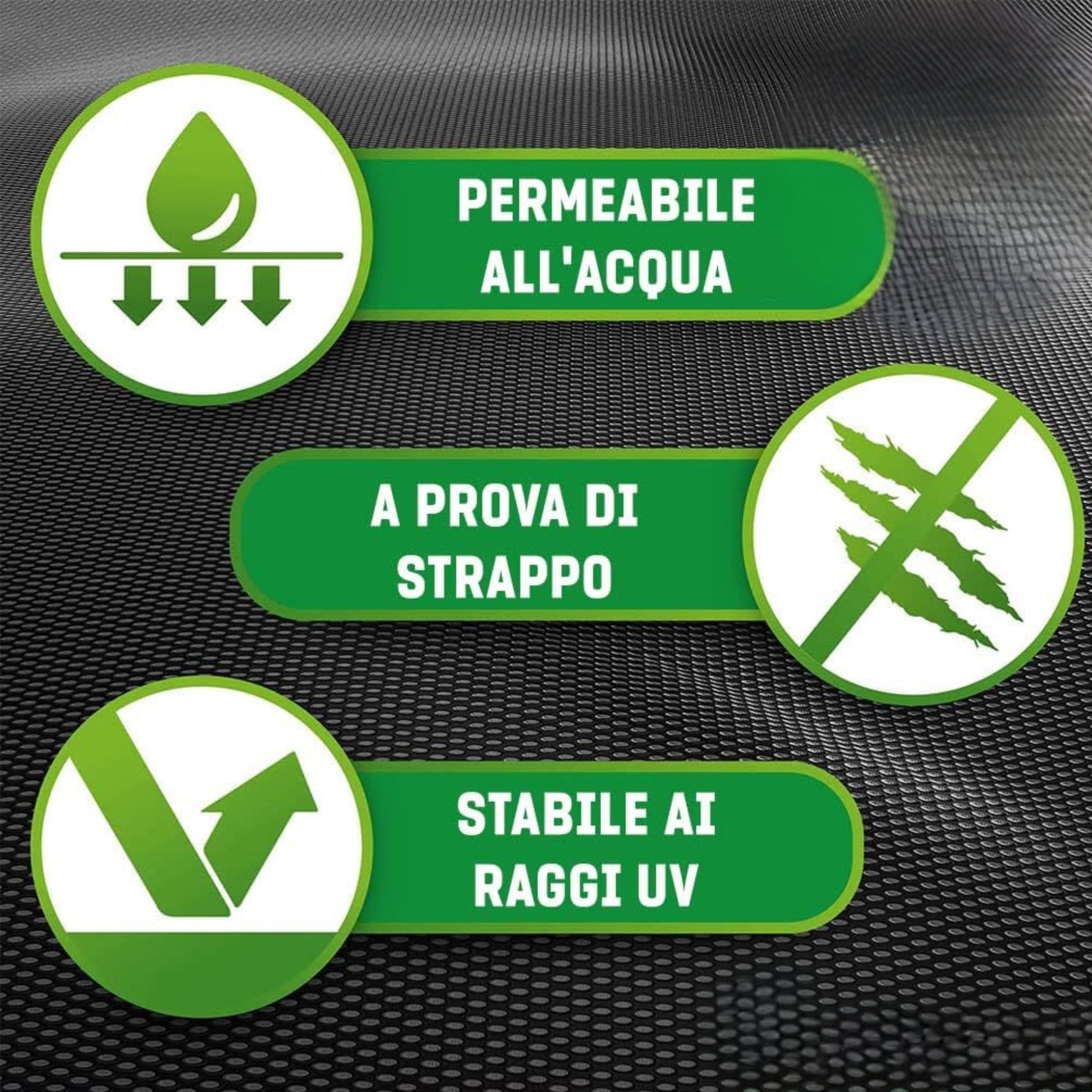 LIF telo pacciamante nero in polipropilene - NaturePro