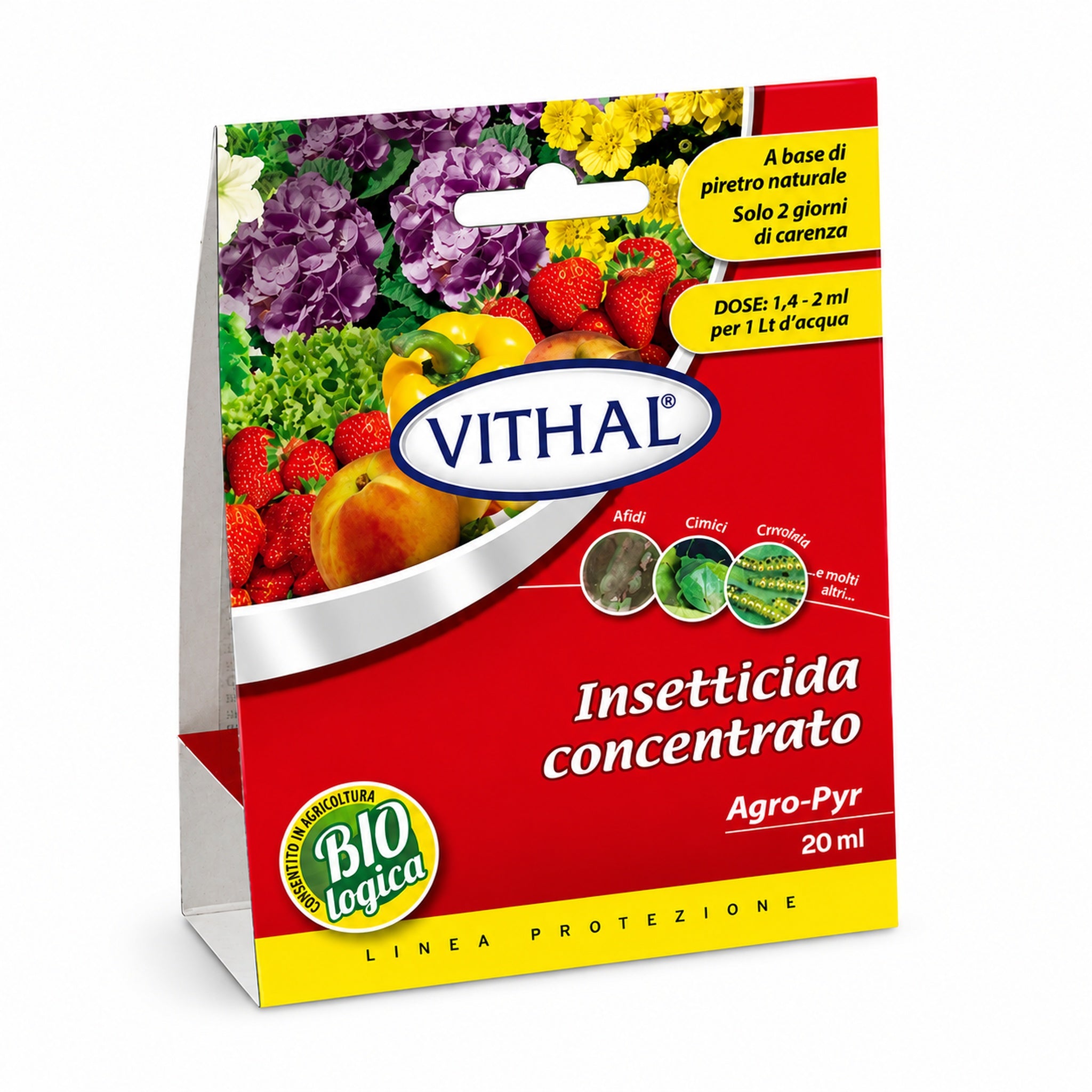 Vithal insetticida Biologico concentrato a base di piretro 20ml - NaturePro